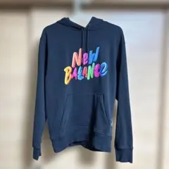 New Balance カラフルロゴ パーカー Sサイズ