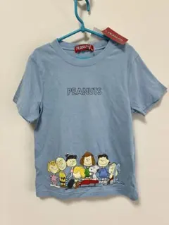 PEANUTS スヌーピー Tシャツ ライトブルー 130cmのサムネイル
