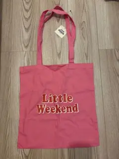 Little Weekend トートバッグ ピンクのサムネイル