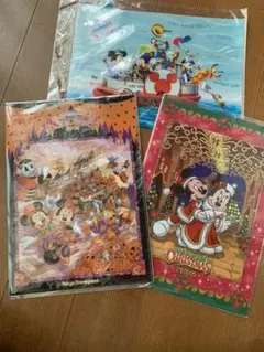 ディズニーシー⭐︎ディズニーランド⭐︎クリアファイル⭐︎3枚セット⭐︎ミッキー⭐︎ミニー