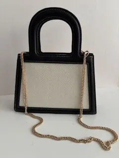 ZARA チェーン付きミニハンドバック