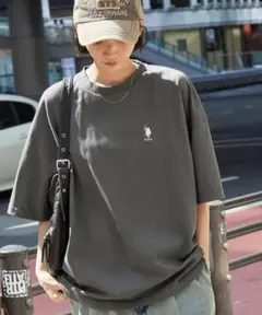 U.S. POLO ASSN. ビッグシルエットカットソー 半袖 Lサイズ