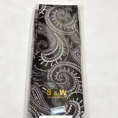 S&W ペイズリー柄 メンズネクタイ 160 センチメートルエクストラロング