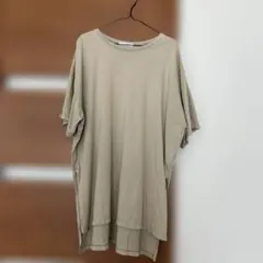 chocol raffine robe イエロー　コットン 半袖チュニック