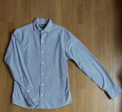 ポロラルフローレンスリムフィット チェックシャツ S ブルー