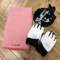 LAVA グローブ&シューズ セット 未使用LAVA ラバ バーネススタイル グローブ&シューズ セット売り（M