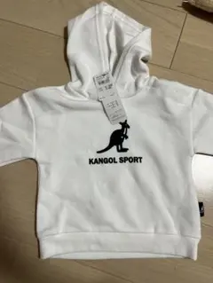 新品タグ付き　定価1650円　KANGOL パーカー　ホワイト　白