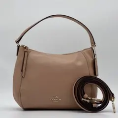 COACH コーチ ハンドバッグ 2way ホーボー 32 グレージュ - メルカリ