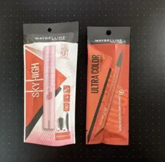 メイベリン スカイハイ マスカラ ウルトラカラー アイライナー セット
