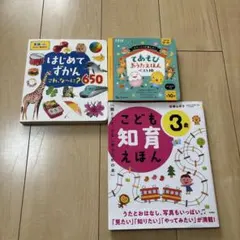【３冊セット】0〜3歳はじめてずかん 知育えほん おうたえほん