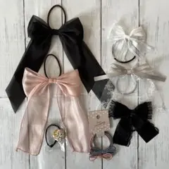 リボンヘアアクセサリーセット
