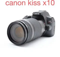 Canon EOS kiss x10 一眼レフカメラ 望遠レンズ 楽天市場】キヤノン EOS Kiss X10 ボディ ブラック + 望遠ズーム