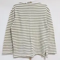 美品　ボーダー　長袖カットソー　メンズ