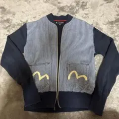 EVISU エヴィスYAMANE デニム切替 カモメプリント パーカー コットンのサムネイル