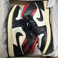 ネ*★様 Nike Air Jordan 1 ブラック/ホワイト/レッド