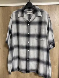 WACKOMARIA OMBRE CHECK OPEN COLLAR SHIRTのサムネイル