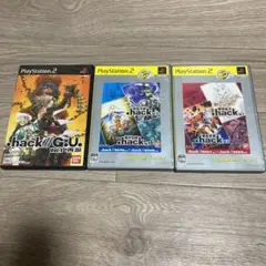 PS2 .hack vol1.2.3.4 . GU vol.1 再誕