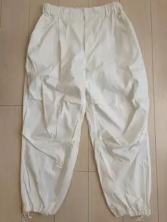 Mサイズ エラスティックウエスト カーゴパンツ