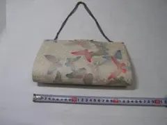 a*o様 蝶模様の和装用バッグ 祝い事にいかがでしょうか。　未使用展示保管品