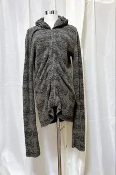 HYSTERIC GLAMOUR ジップパーカー スカル総柄