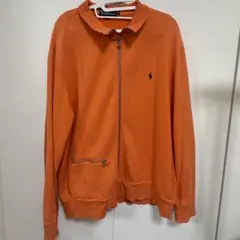 Polo by Ralph Lauren ジップアップ スウェット オレンジ