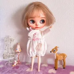 ブライスアウトフィット衣装 　2点セット　ミルクツナギ　Blythe