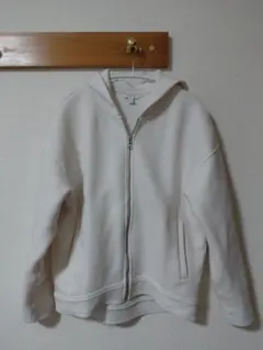 BANANA REPUBLIC パーカー S ホワイト