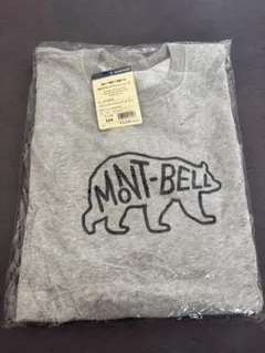 MONT-BELL グレー クマロゴ 長袖カットソー 160