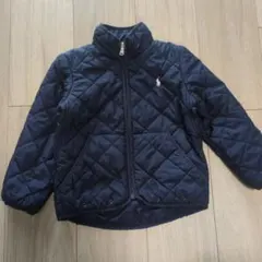 ポロ・ラルフローレン ネイビー キルティングジャケット　3T/100