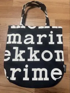 marimekko トートバッグ ブラック×ホワイトのサムネイル