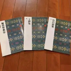 3冊セット　中国法書ガイド　34.53.60 雁塔聖教序　王鐸集　呉昌碩集