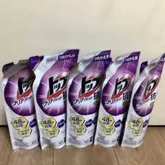 【未使用】トップ クリアリキッド抗菌 詰め替え 6点セット 部屋干しのサムネイル