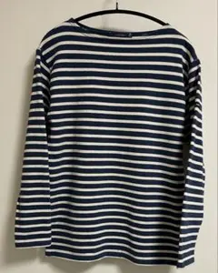 ★美品★【セントジェームス】ウェッソン　 キナリ×薄紺　T3