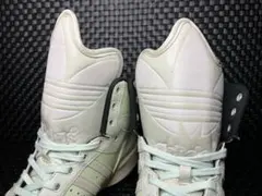アディダス adidas ハイカット　ビッグタン　ビッグロゴ　エナメル