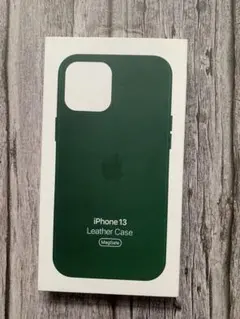 匿名発送iPhone 13 レザーケース　セコイアグリーン 純正のサムネイル
