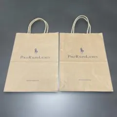 Polo Ralph Lauren 紙袋 ブラウン2枚セット