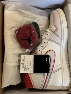 NIKE エアジョーダン 1 レトロハイ OW phantom gym red