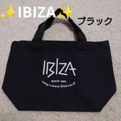 ✨IBIZA✨トートバッグ✨ブラック✨綿100%✨