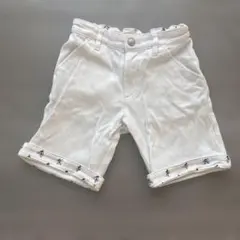120 ホワイトハーフパンツ COMME CA DU MODE