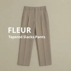 〈 FLEUR 〉Tapered Slacks Pants