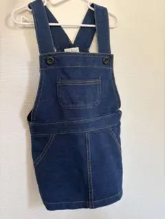 80cm デニムジャンバースカート