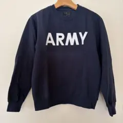 ZIP FIVE ARMY ロゴスウェット トレーナー ネイビーメンズ Sのサムネイル