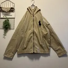 ポロ　ラルフローレン　フード　ジャケット 160㎝（L）ビックポニー