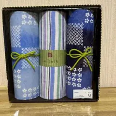 内野いにしえ 浴用タオル３枚セット 片面ガーゼタオル