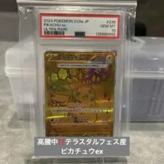 チ*ン様 【PSA10】ポケモンカード　ピカチュウex UR 236/187 争