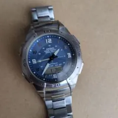 稼働品 CASIO wave ceptor デジアナ 腕時計
