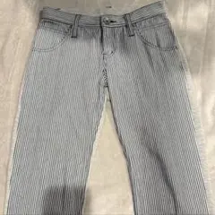 ロデオクラウンズ コンビデニムパンツ(ストライプ)