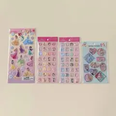 ディズニープリンセス シール DAISO seria