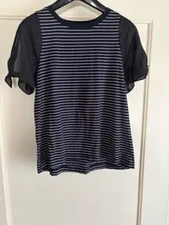 BARNEYS NEW YORK ボーダー半袖カットソーのサムネイル