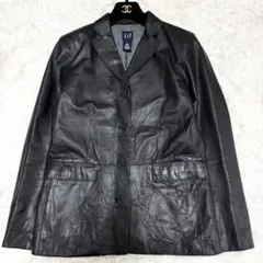 OLD Gap テーラードジャケット レザー 牛革 L~XL相当のサムネイル